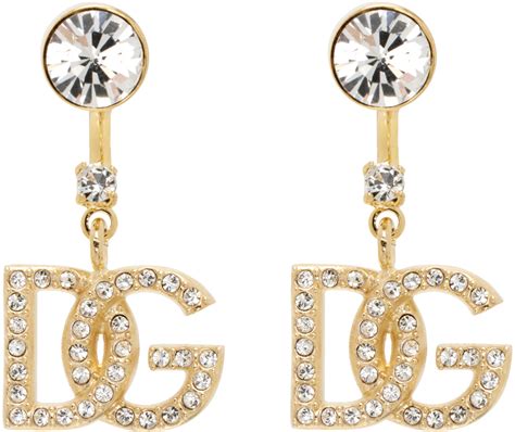 dolce gabbana gold earrings